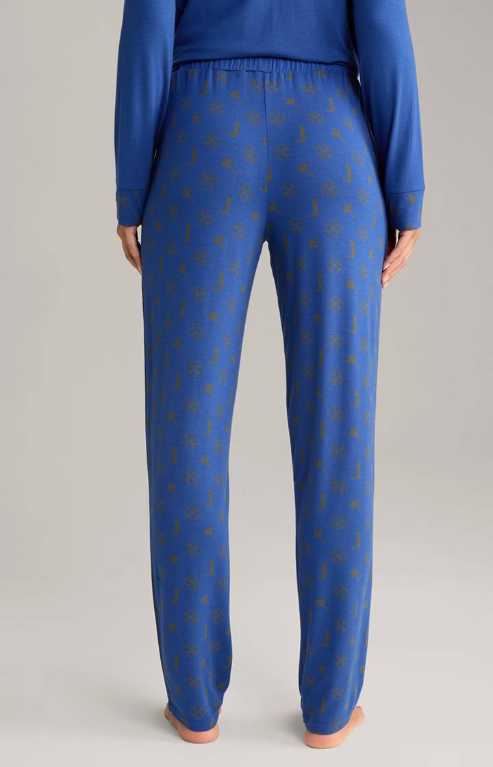 Joop Loungewear Hose In Royalblau/Oliv
