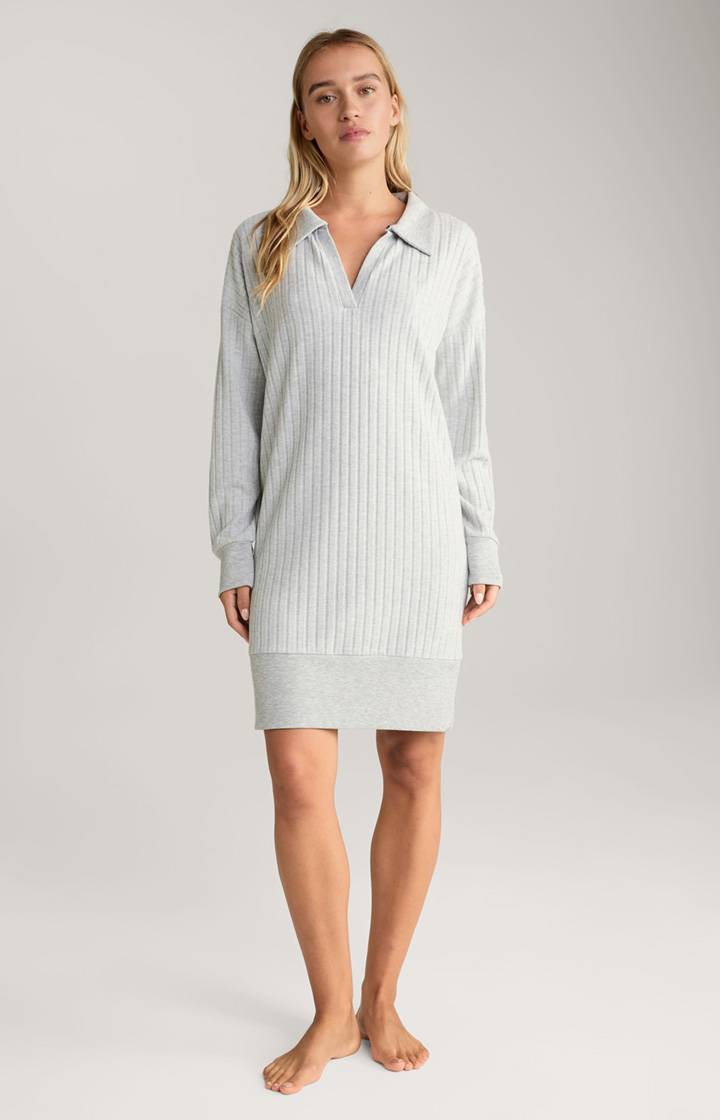Joop Loungewear Longshirt In Grau Meliert