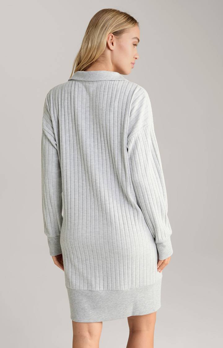 Joop Loungewear Longshirt In Grau Meliert