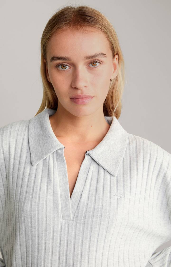 Joop Loungewear Longshirt In Grau Meliert
