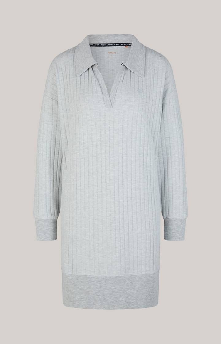 Joop Loungewear Longshirt In Grau Meliert