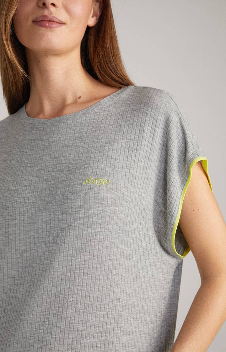 Joop Loungewear Longshirt In Grey Melange