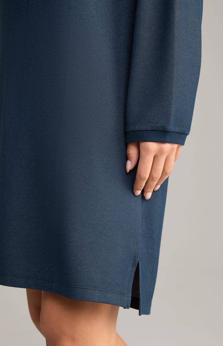 Joop Loungewear Longshirt In Midnight Blue Meliert