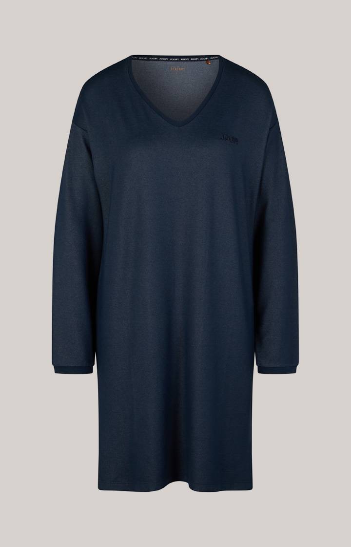 Joop Loungewear Longshirt In Midnight Blue Meliert