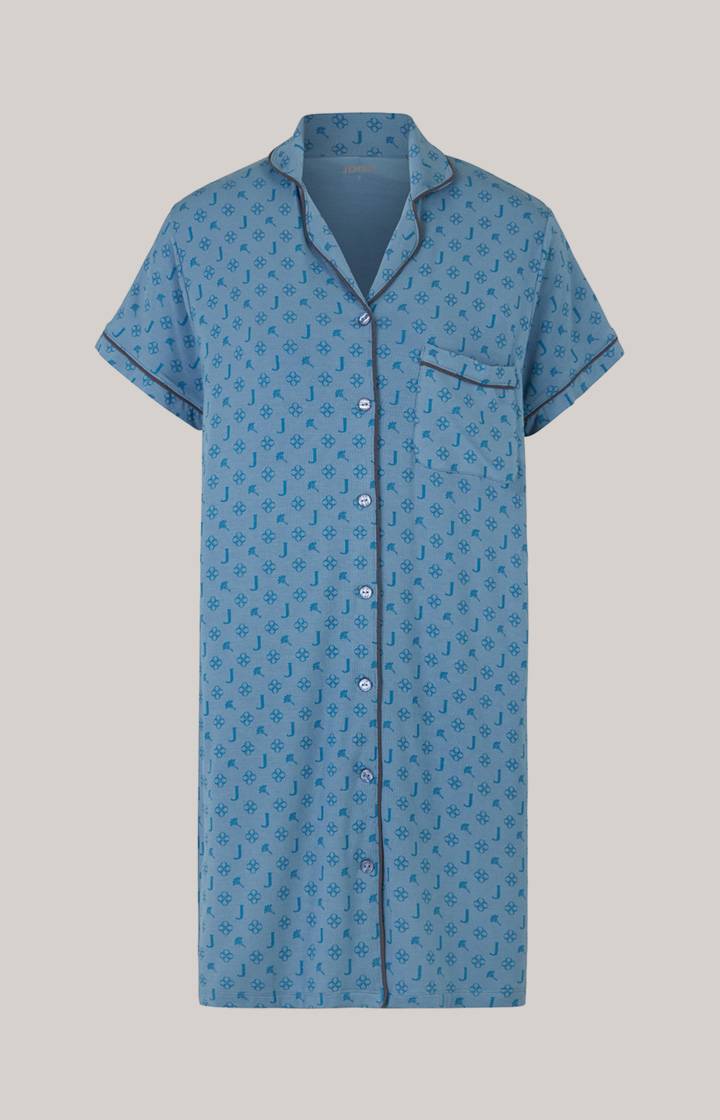 Joop Loungewear Longshirt In Ocean Blue