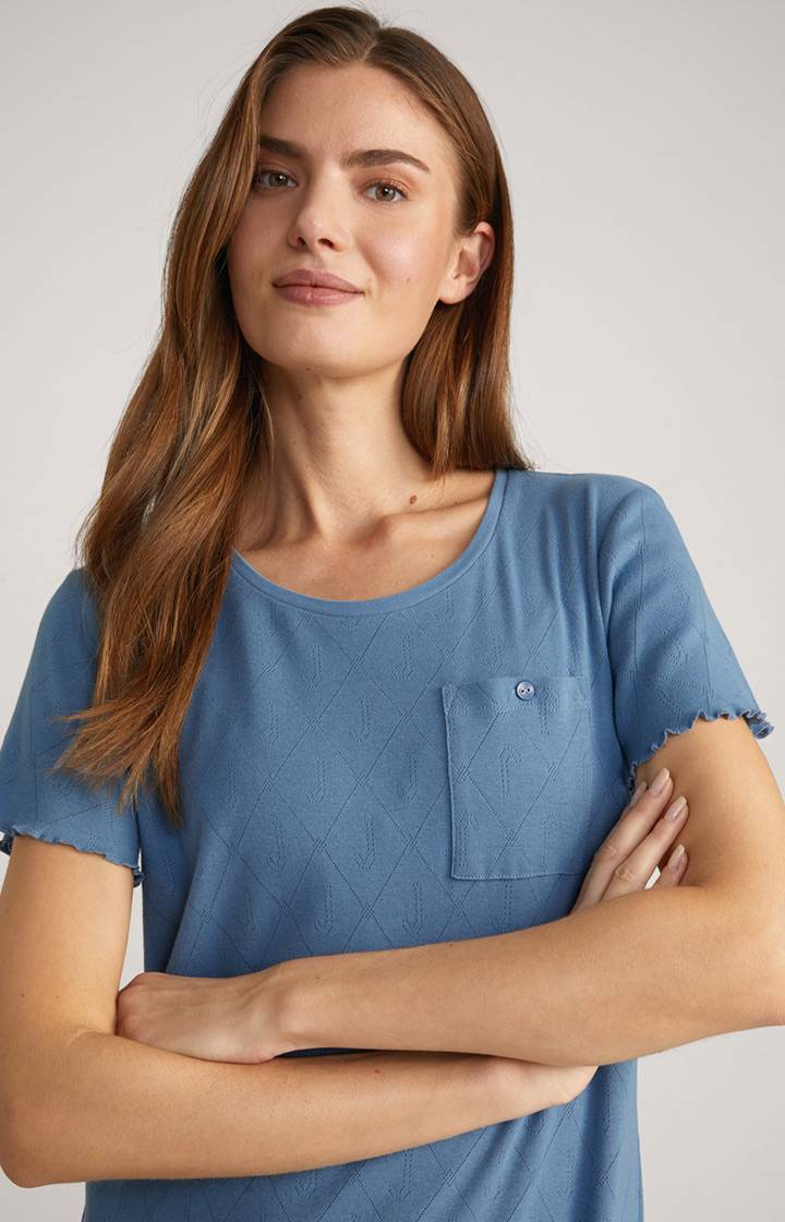 Joop Loungewear Longshirt In Ocean Blue