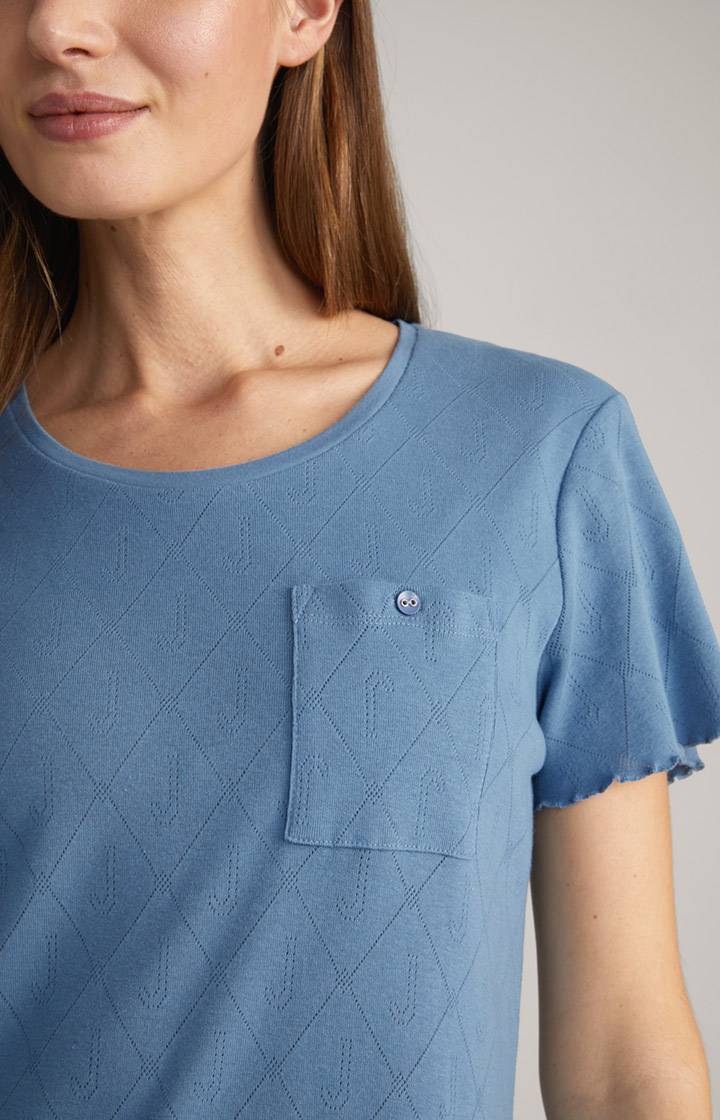 Joop Loungewear Longshirt In Ocean Blue