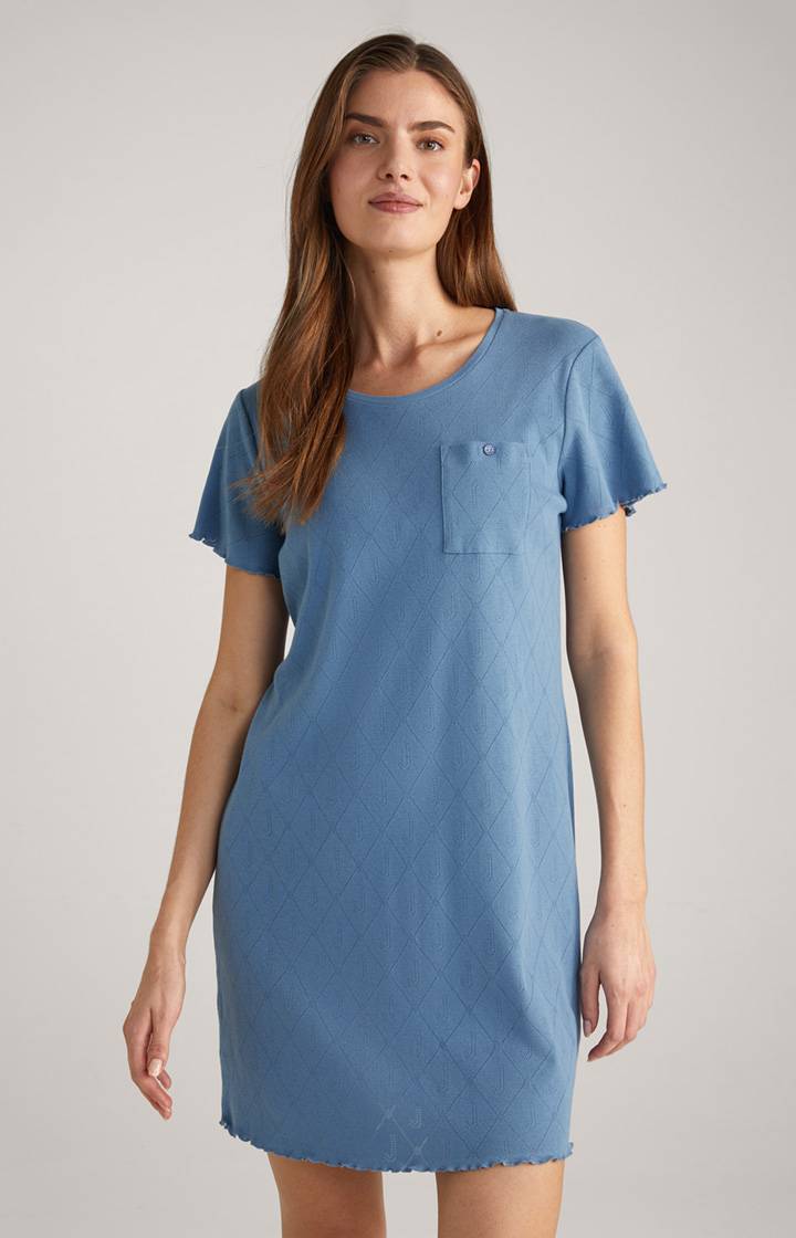 Joop Loungewear Longshirt in Ocean Blue