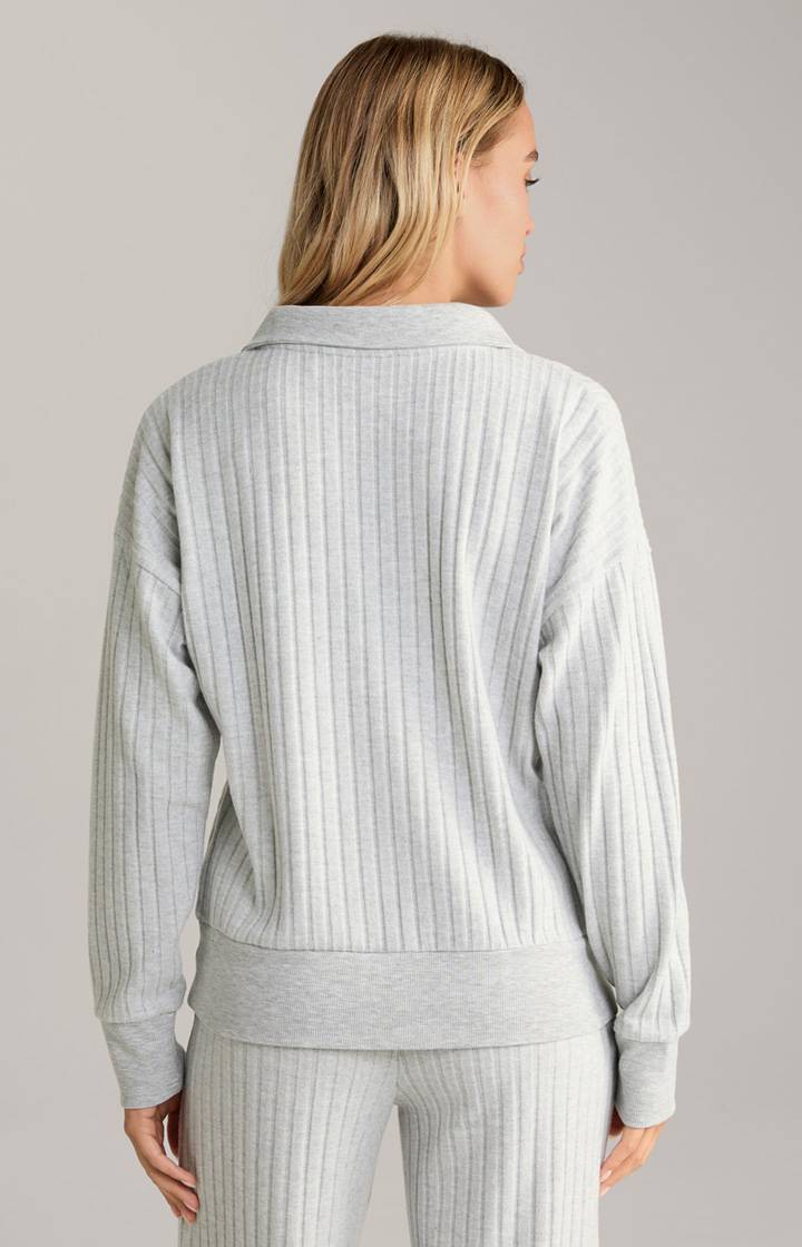 Joop Loungewear Longsleeve In Grau Meliert
