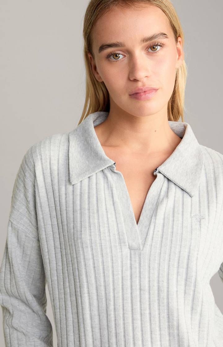 Joop Loungewear Longsleeve In Grau Meliert