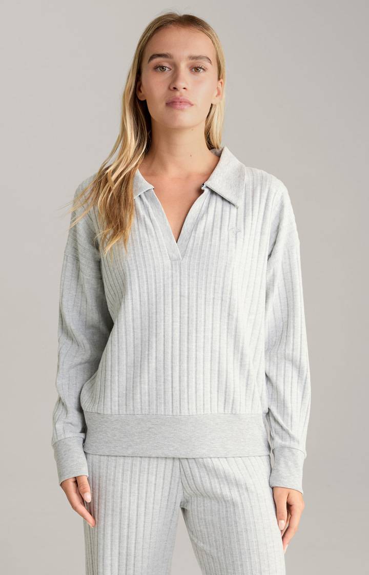 Joop Loungewear Longsleeve in Grau meliert