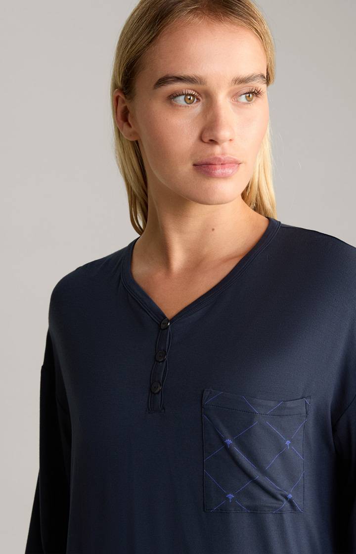 Joop Loungewear Longsleeve In Midnight Blue