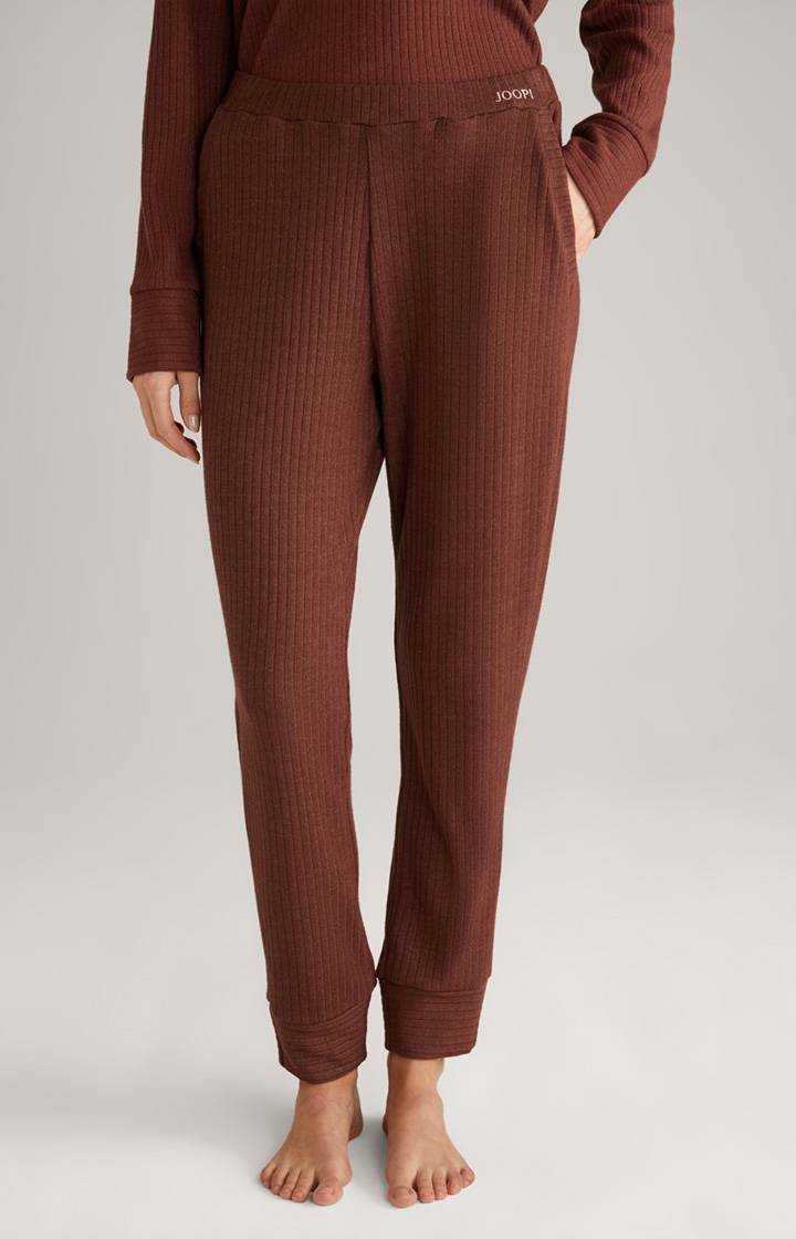 Joop Loungewear Ripp-Joggpants in Coffee