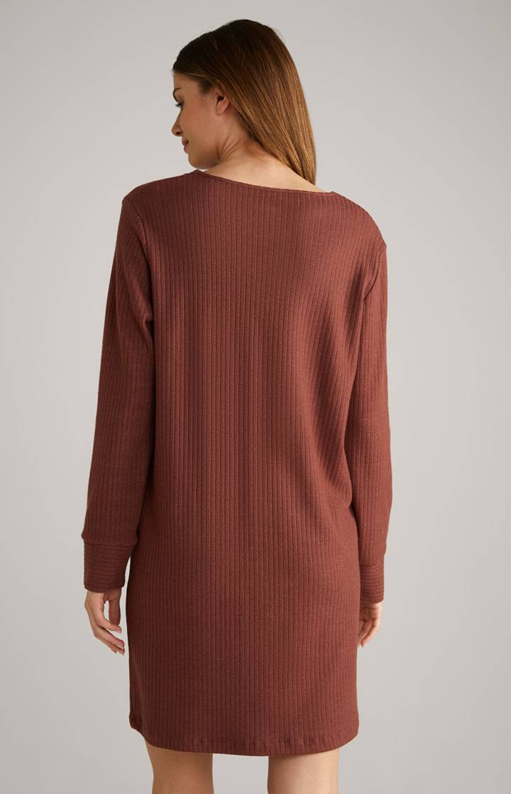 Joop Loungewear Ripp-Longshirt In Coffee