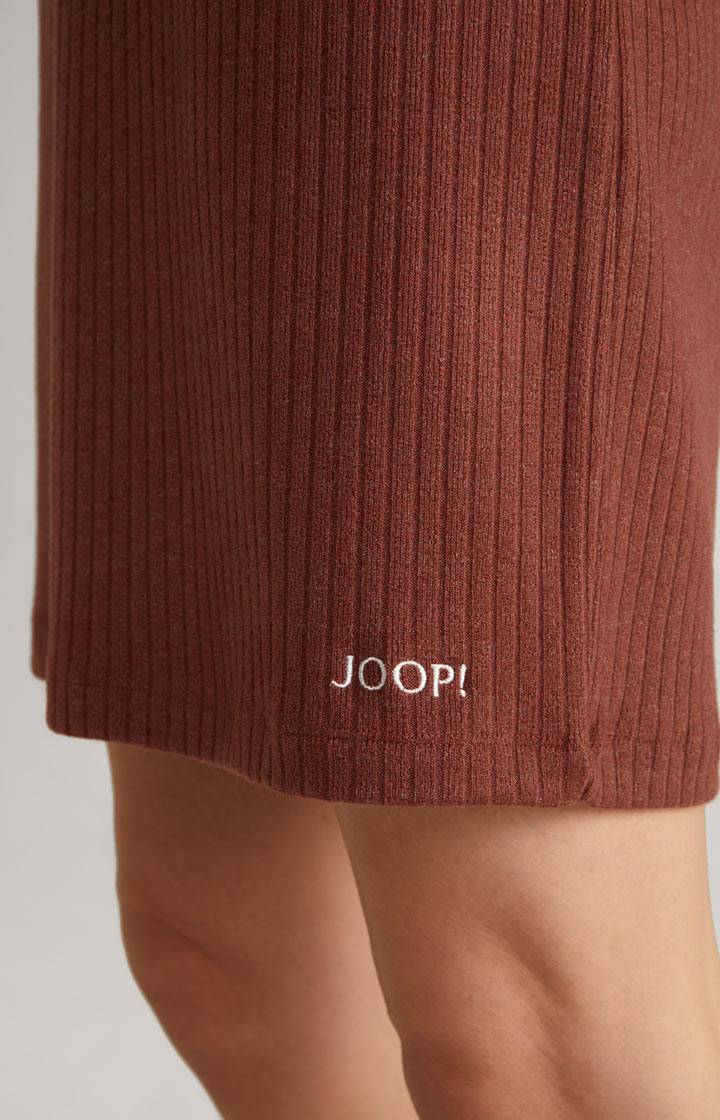 Joop Loungewear Ripp-Longshirt In Coffee
