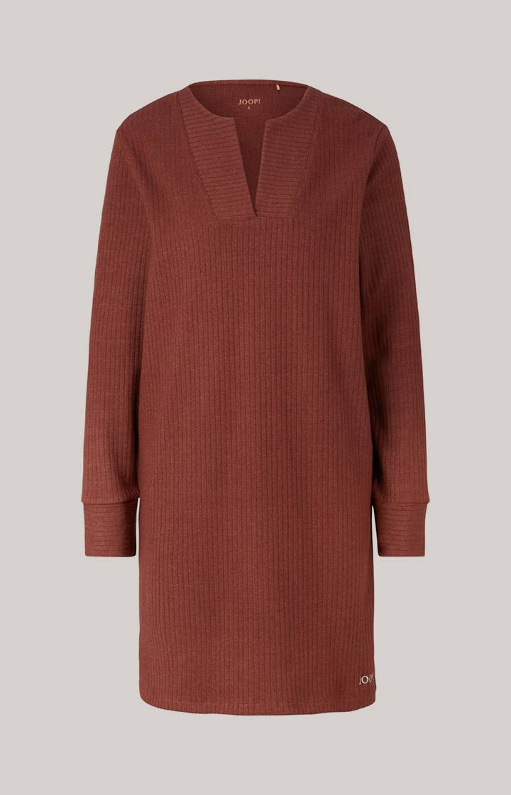 Joop Loungewear Ripp-Longshirt In Coffee