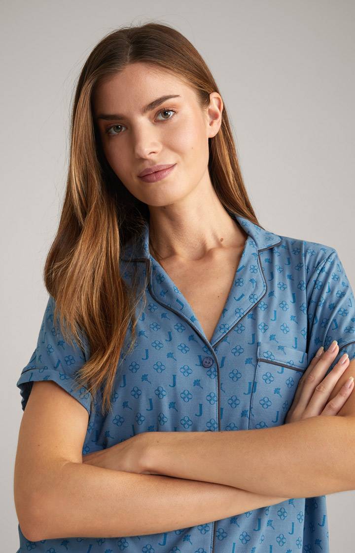 Joop Loungewear Shirt In Ocean Blue