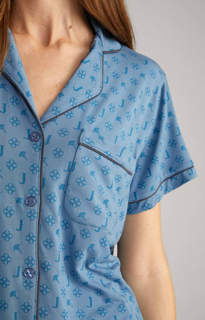 Joop Loungewear Shirt In Ocean Blue