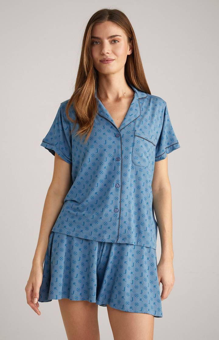 Joop Loungewear Shirt in Ocean Blue
