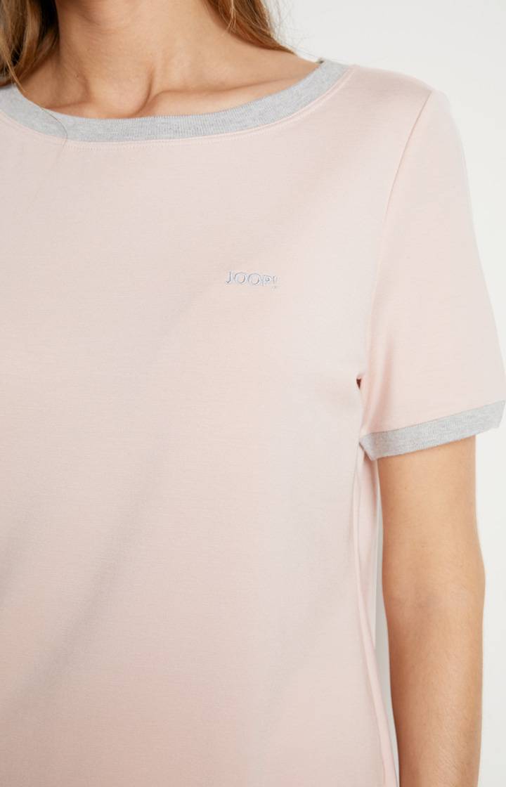 Joop Loungewear Shirt In Rosa/Grau Meliert