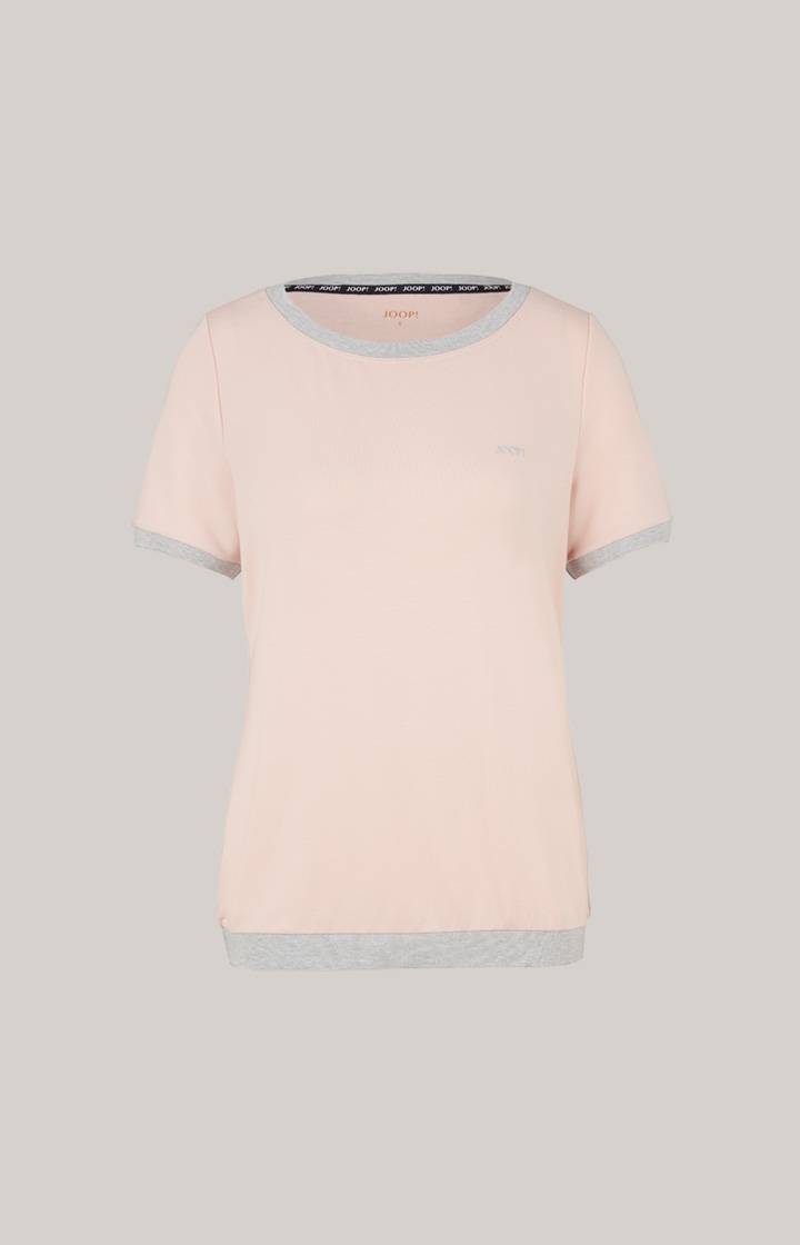 Joop Loungewear Shirt In Rosa/Grau Meliert