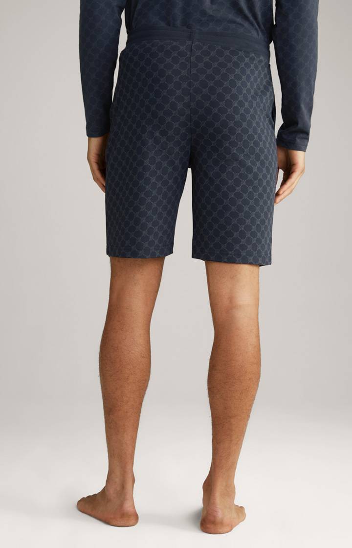 Joop Loungewear Shorts In Navy Gemustert