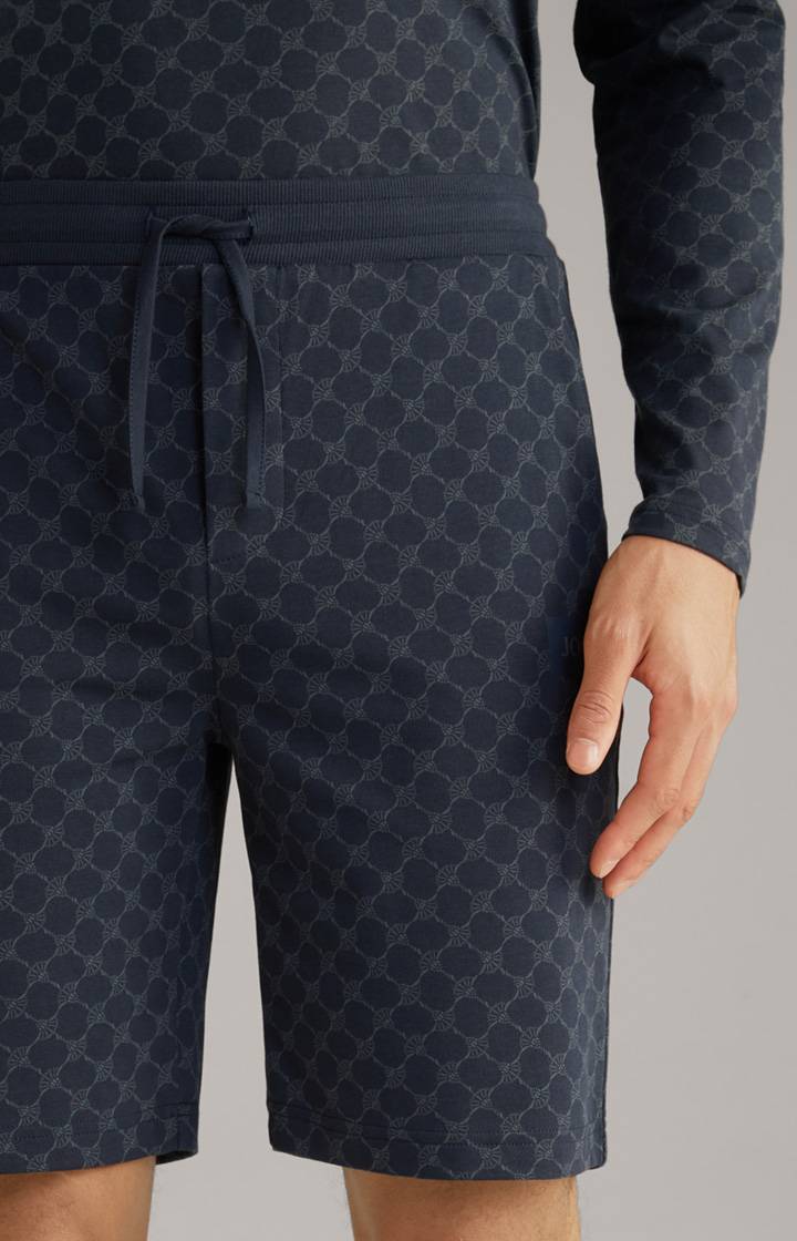 Joop Loungewear Shorts In Navy Gemustert