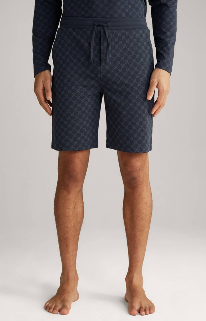 Joop Loungewear Shorts in Navy gemustert