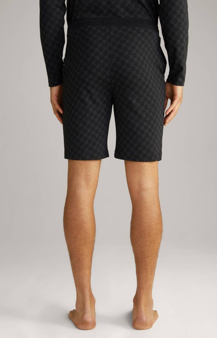Joop Loungewear Shorts In Schwarz Gemustert