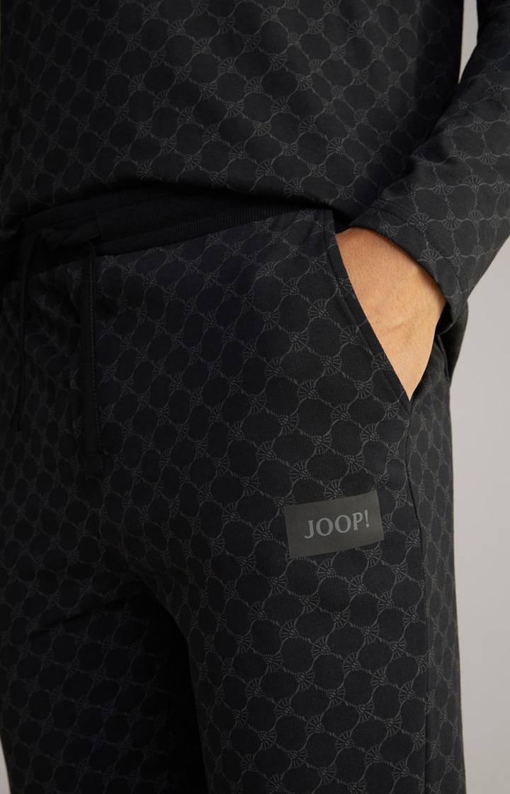 Joop Loungewear Shorts In Schwarz Gemustert