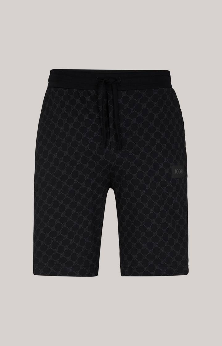 Joop Loungewear Shorts In Schwarz Gemustert