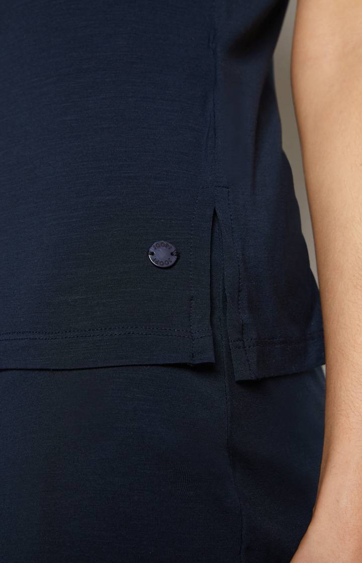 Joop Loungewear Spitzen-Top In Midnight