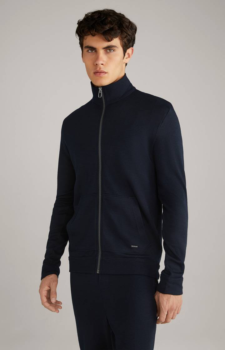 Joop Loungewear Sweatjacke in Dark Blue
