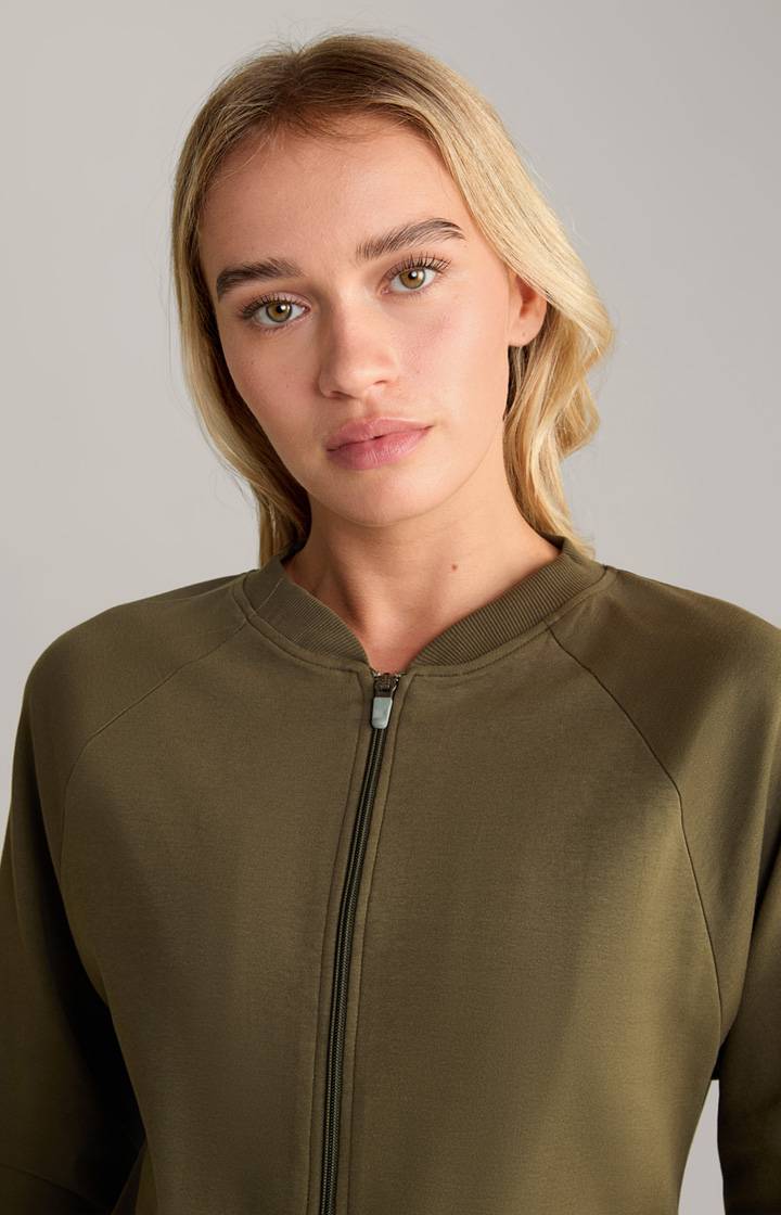 Joop Loungewear Sweatjacke In Oliv