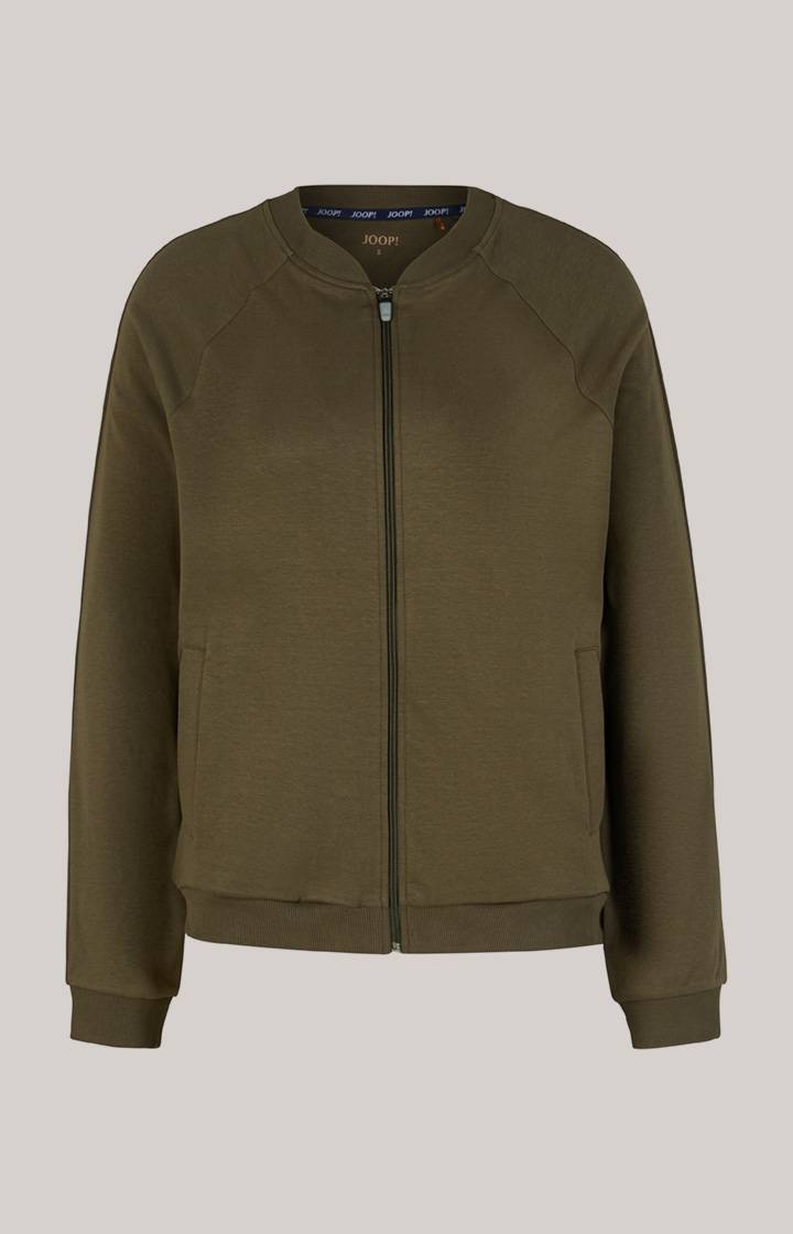 Joop Loungewear Sweatjacke In Oliv