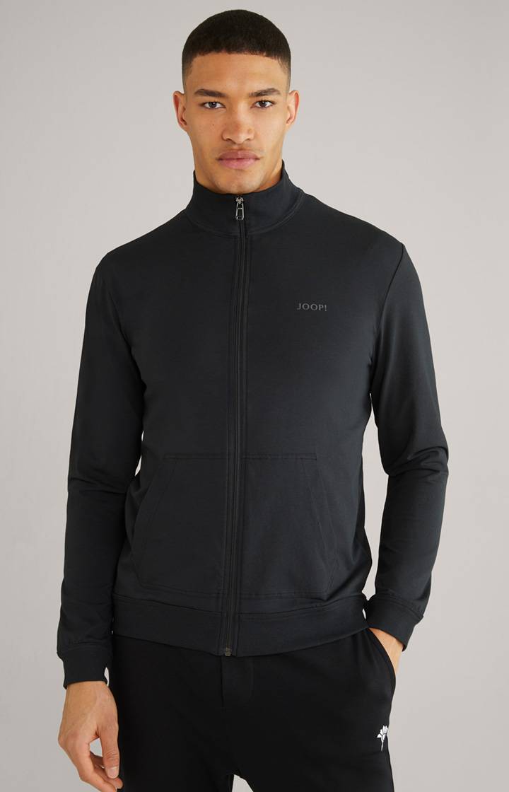 Joop Loungewear Sweatjacke in Schwarz