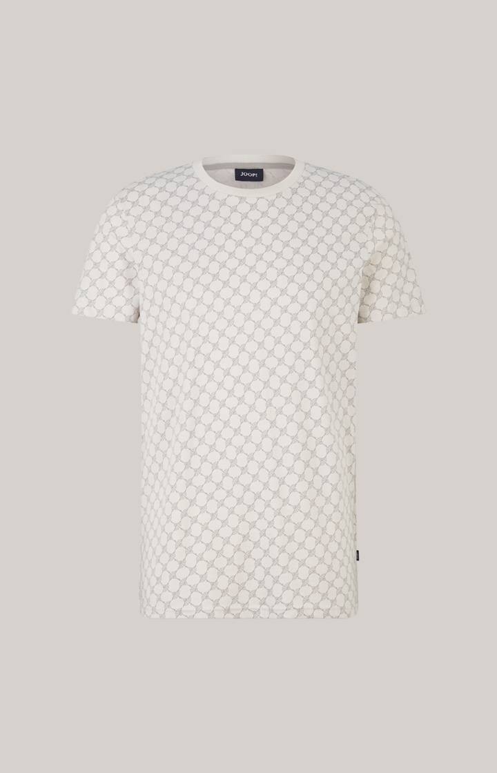 Joop Loungewear T-Shirt In Offwhite/Grau Gemustert