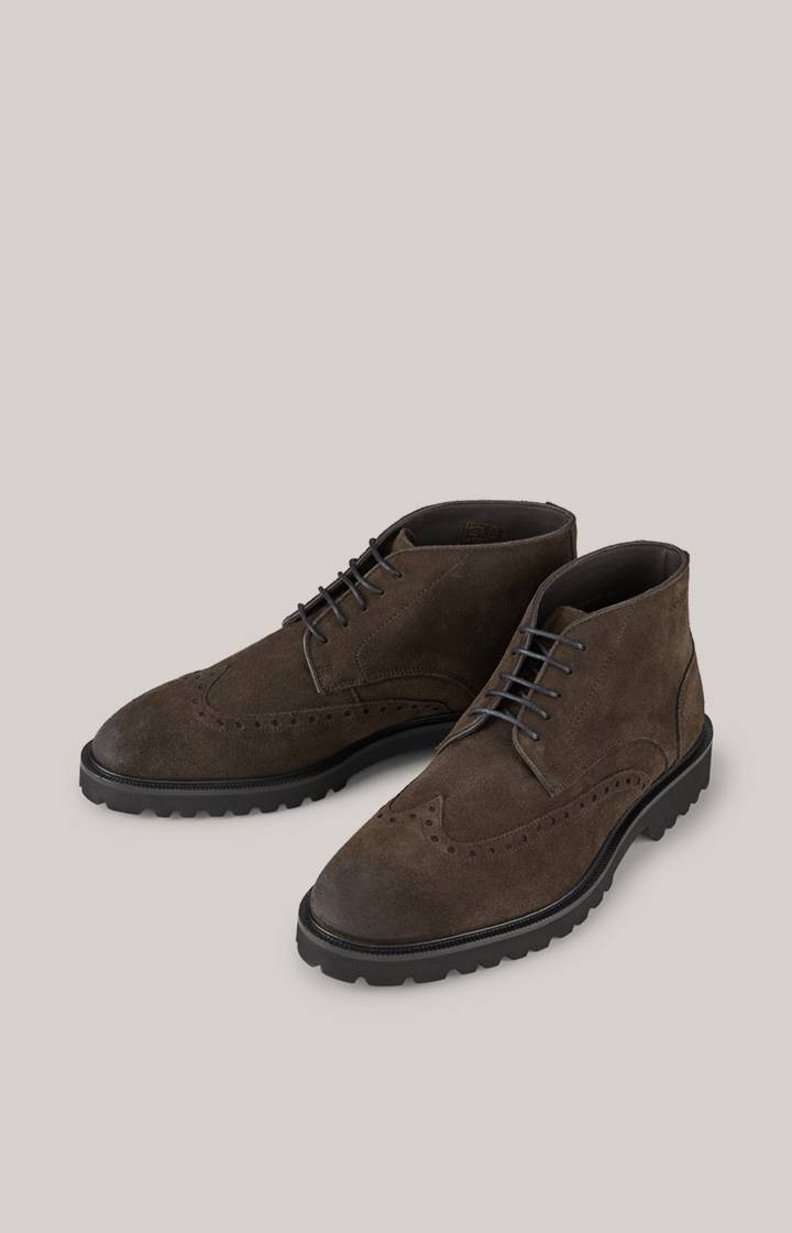 Joop Low Boots Velluto New Danilo in Dunkelbraun