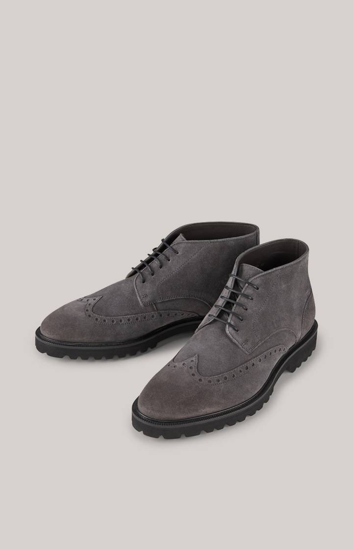 Joop Low Boots Velluto New Danilo in Dunkelgrau