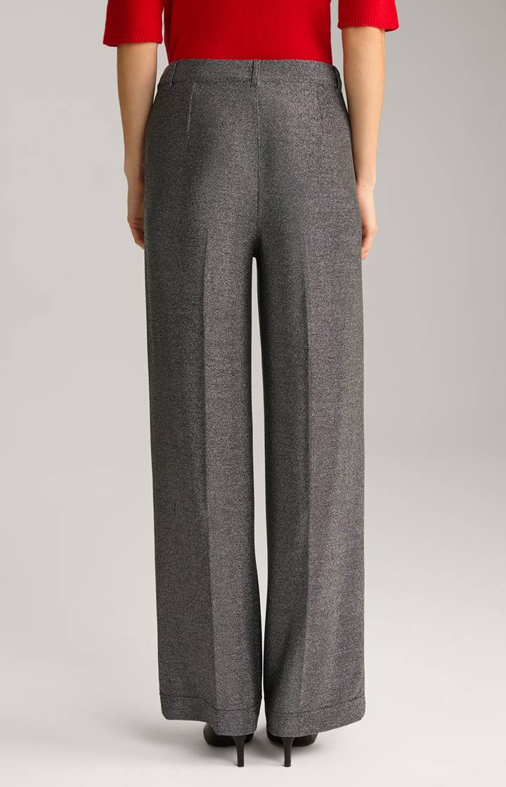 Joop Lurex-Hose In Grau-Glitzer
