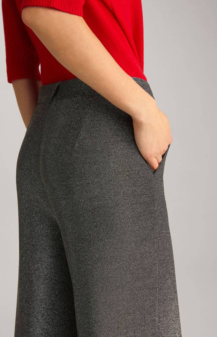 Joop Lurex-Hose In Grau-Glitzer