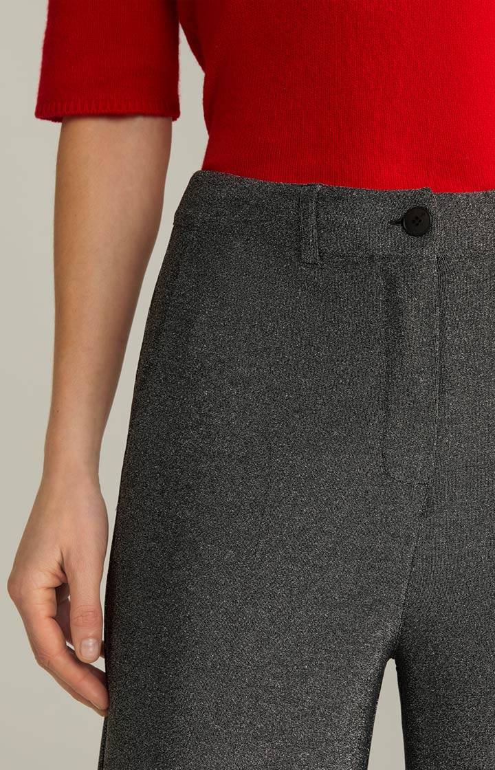 Joop Lurex-Hose In Grau-Glitzer