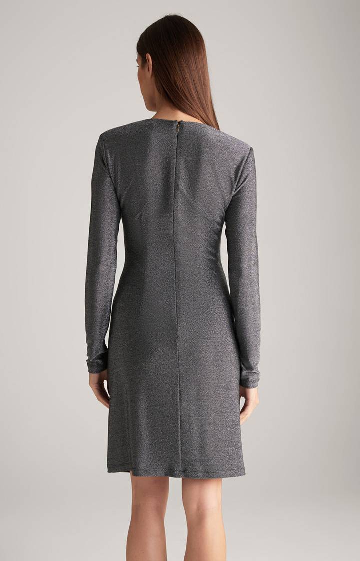 Joop Lurex-Kleid In Grau-Glitzer