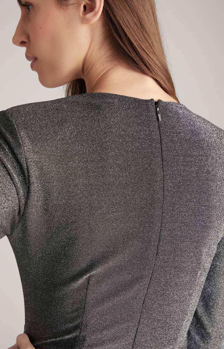 Joop Lurex-Kleid In Grau-Glitzer