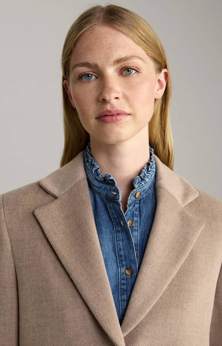 Joop Mantel In Taupe