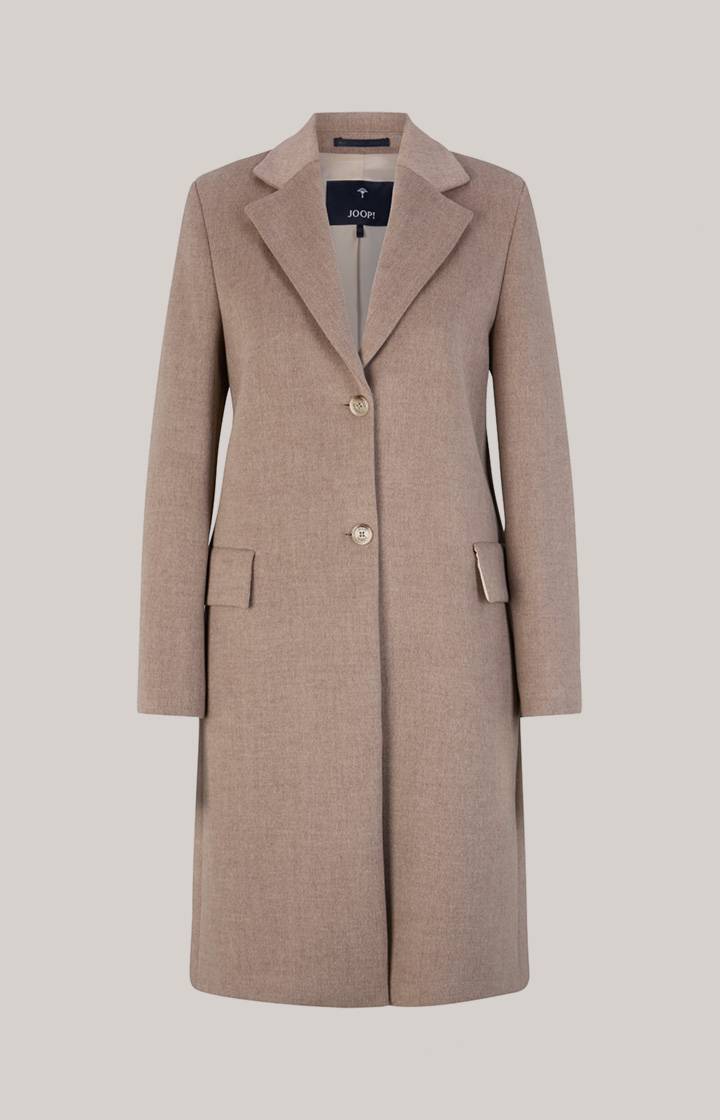 Joop Mantel In Taupe