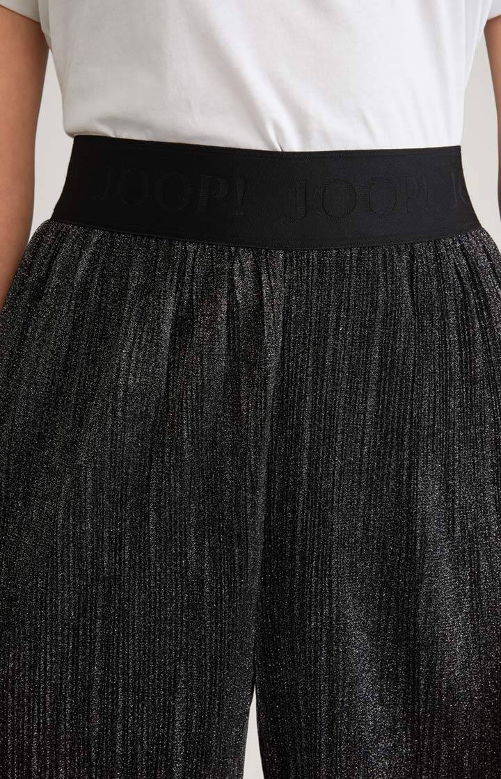 Joop Marlenehose In Silber/Schwarz