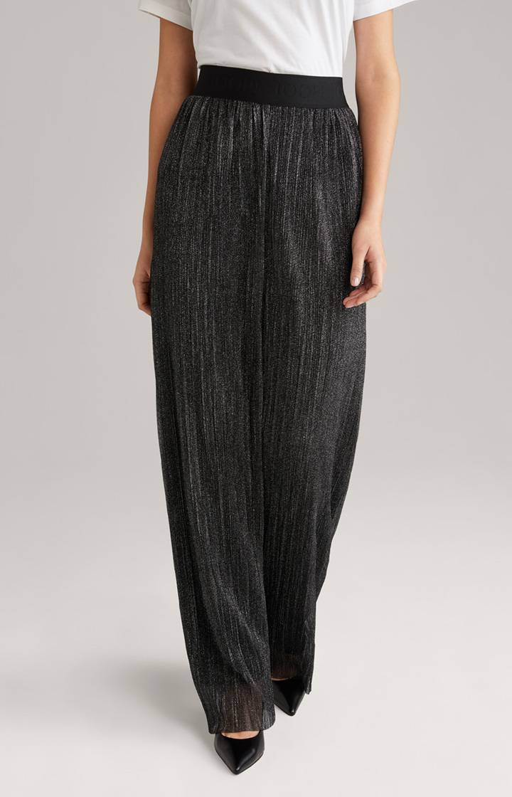 Joop Marlenehose in Silber/Schwarz