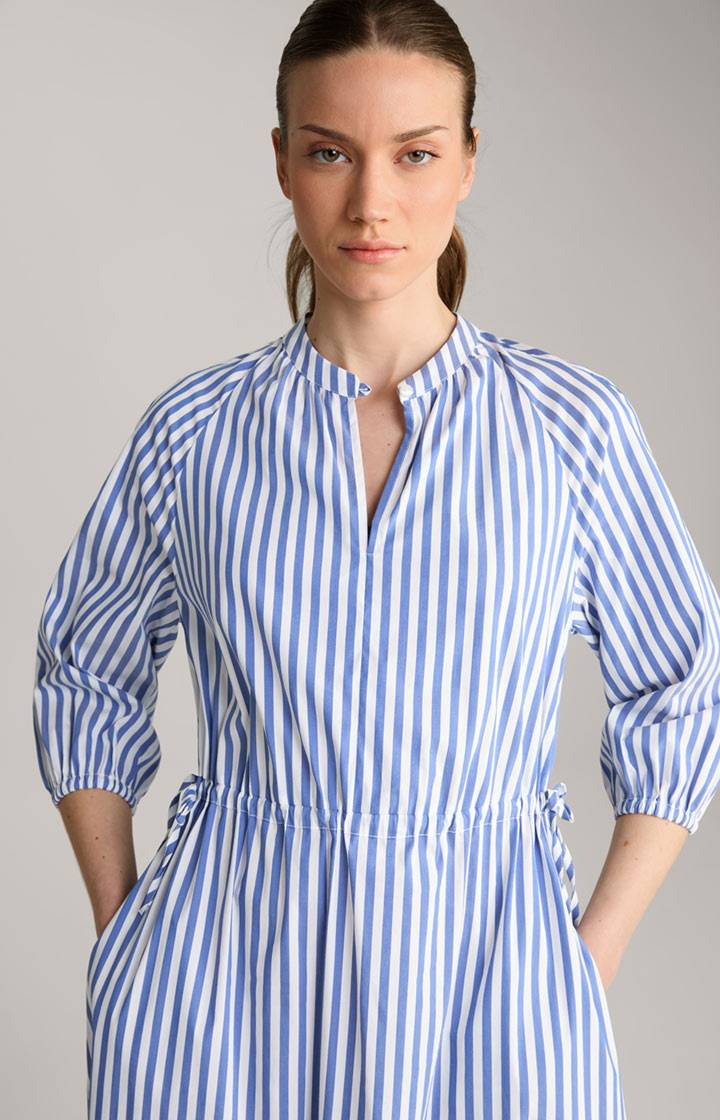 Joop Maxi-Kleid In Blau/Weiß Gestreift