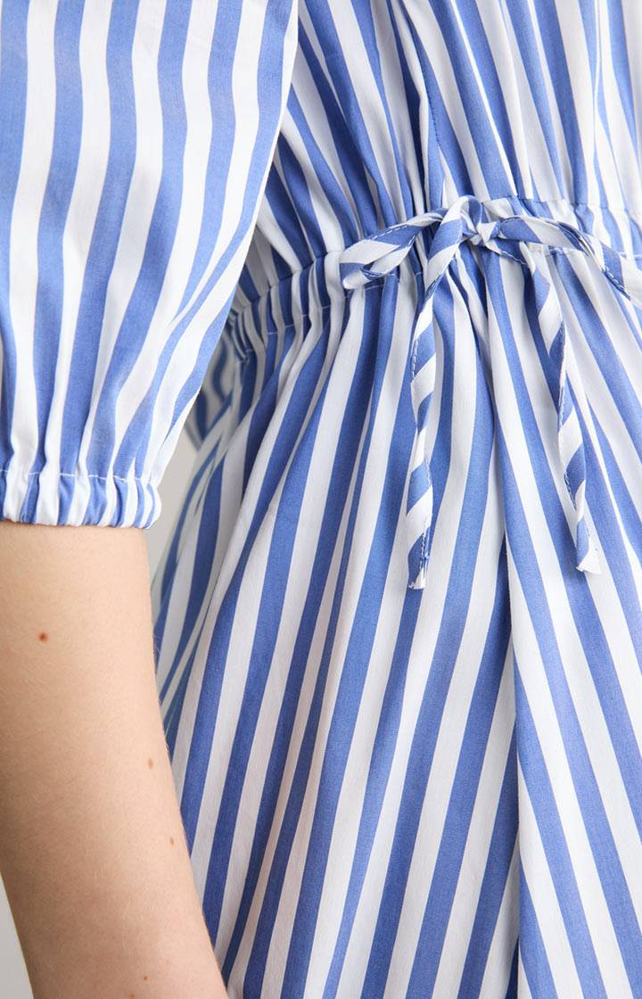 Joop Maxi-Kleid In Blau/Weiß Gestreift